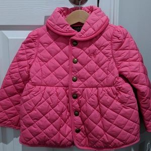 NWT Polo Ralph Lauren Quilted Pink Barn Jacket